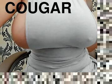 Cougar loves to ejaculant Amateur big tits
