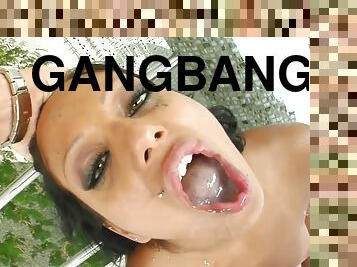 Glamour latina Kara hot gangbang video