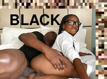 Libidinous black nymph Raven crazy adult video