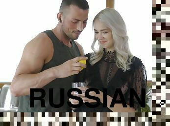 Hot Russian Arteya fucks big muscled guy