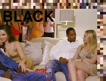 BLACKEDRAW two Euro Hotties Compete for BIG BLACK DICK at a Party - Ariana van x