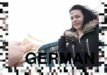 GERMAN SCOUT - CUTE TEENAGE MARIE TALK TO SCREW FROM STREET FOR CASH IN BERLIN - Cum Load
