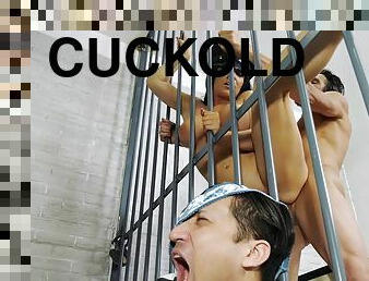 Romi Rain hardcore cuckold sex in the prison