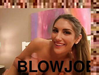 Taboo Handjobs - How can I not look at her - august ames