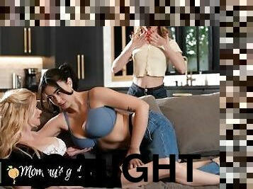 MOMMY'S GIRL - Shocked Teen Demi Hawks Caught Stepmom Serene Siren Fucking Her Bestie Chloe Surreal