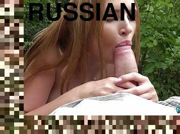 Shaven Russian Screwed Outdoors