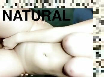 Big Natural Tit Snapchat Chick Fucks & gives Head POV blowjob