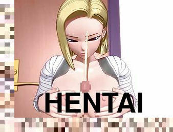[3D Hentai] Golden Lover (Android 18) - point of view
