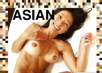 Tight asian MILF porn clip