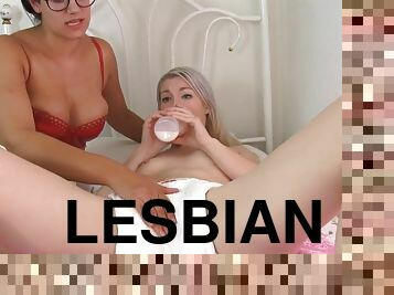 לסבית-lesbian, נוער, יפה, פטיש