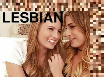 Gentle lesbians take doggy positions to lick pussies