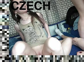 öffentliche, swingers, beule-schuss, schwarz, gruppensex, gesichtspunkt, czech