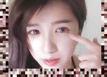 tantalizing asian teenie teasing at webcam - money shot