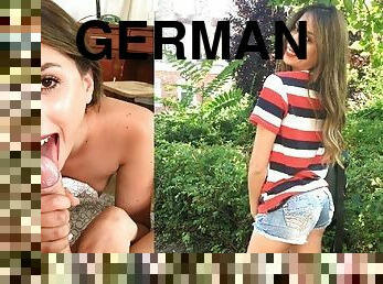 GERMAN SCOUT - SKINNY 18YO GIRL NICOL GET BANG AT REAL CASTING