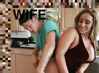 Exciting Housewife Gets It In The Kitchen
