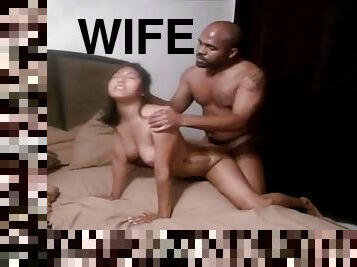 Army Latina hotwife enjoys BIG BLACK COCK - Latina