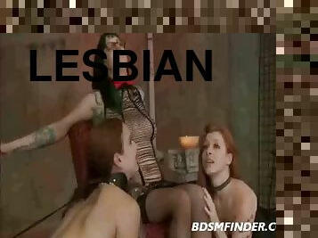 лесбіянка-lesbian, бдсм, руда, домінування, жінка-домінантка