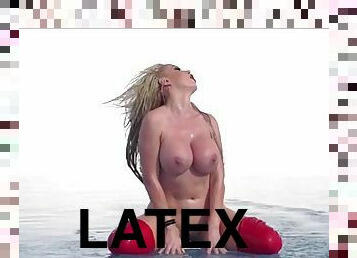 tetas-grandes, anal, rubia, látex