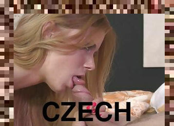 At Long Last Love: Czech redhead gives long sensual sloppy blowjob - big ass