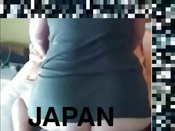 Japanese wife goes black