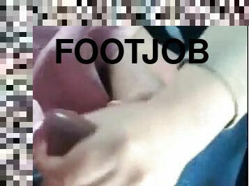 Car footjob compilation