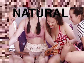 4 Natural Amature Sluts Licking Pussy U - Nipples