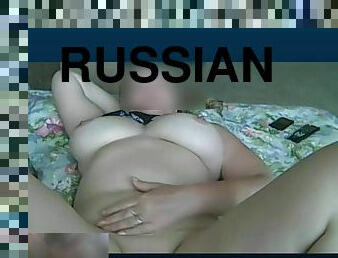 Russian BBW First Experience Homemade Sex