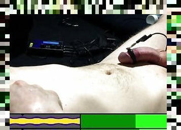 Cum Explosion caused by E-Stim