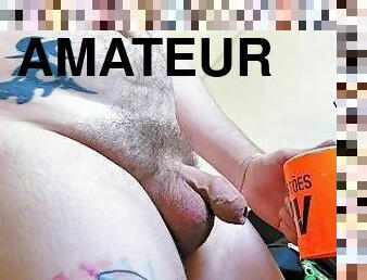 pappa, nudist, amatör, cumshot, gay, avrunkning, sprut, ensam, farsan, tatuering