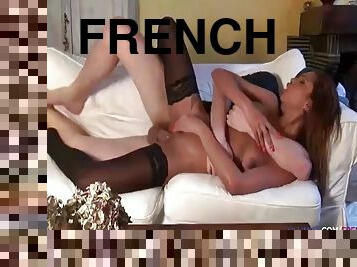 Perfect ass french black girl anal sex by a huge dick