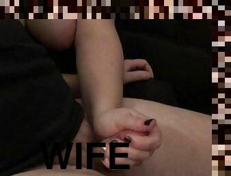 Bbw dom wife sph edging  handjob