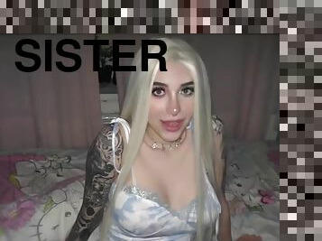 Step Sister Sucks Me After Filming Tik Tok. HONEY HAZE