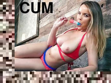 CUM ON ME ON MEMORIAL DAY BABE WITH DILLION HARPER