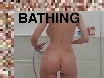 Lady taking a shower v1