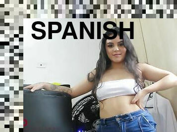I fuck my cousin after not seeing her for a long time - Melanie Caceres - Spanish