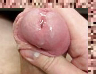 Soft Dick Precum Fountain at Work (Hyperspermia)