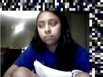 Innocent latina webcam girl at myteenlatinacam.com