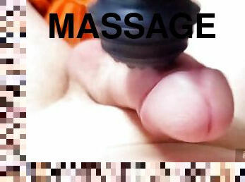 Trying Not To Cum With Massage Gun Set To Level 2