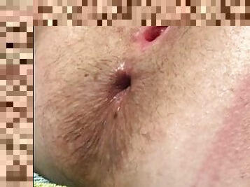 Close up mature milf asshole show