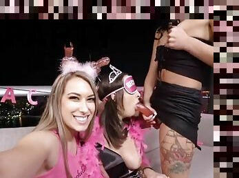 Bachelorette party threesome