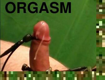 Moaning electro orgasm