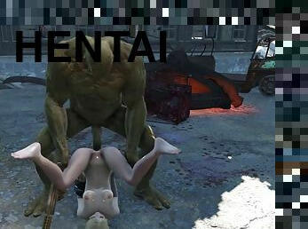 Fallout 4 katsu sex adventure chap.7 supermutant anal