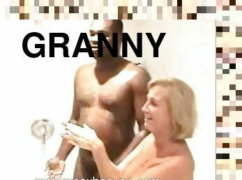 Granny Takes Black Cock