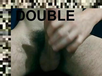 Double Cumshot Stroking Session