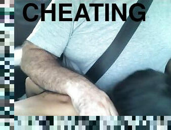I suck the Uber driver's cock 