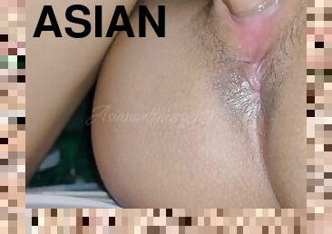 Asianwetpussy30 - I fucked my teen stepsister, amazing creamy pussy, squirt and close up cumshot