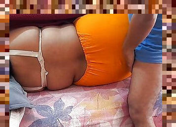 (saas ke sath damad kiya Kand) I mistakenly entered my mother-in-law&#039;s room &amp; fucked her huge Ass - Indian Hindi Sex