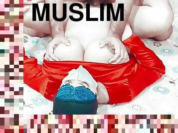 Muslim Hijab Chubby with Big Tits Nice Fucking