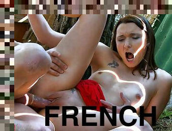 Bryan Daferro fucks the ass of Melyne Leona a beautiful little French girl