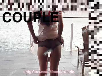 4567 Onlyfans Kimchi Couple kimchi.couple Finishing up on the balcony is Face Tele UB892